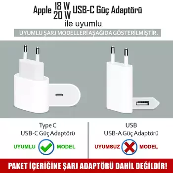 Microsonic Apple iPhone Kablo Koruyucu ve Şarj Adaptör Kılıf Süslü Kalp Desenli Mavi