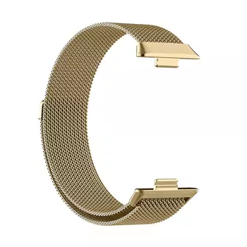 Microsonic Huawei Watch Fit 4 Milanese Loop Kordon Gold
