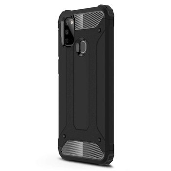 Microsonic Samsung Galaxy M30S Kılıf Rugged Armor Siyah