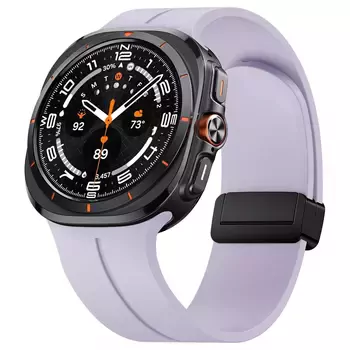 Microsonic Samsung Galaxy Watch 8 40mm Kordon Ribbon Line Lila
