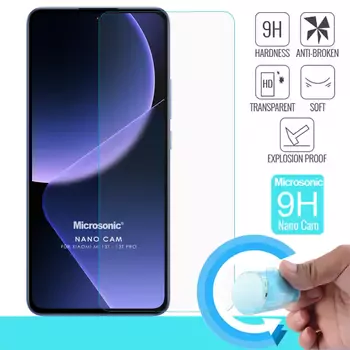 Microsonic Xiaomi Mi 13T Pro Nano Glass Cam Ekran Koruyucu