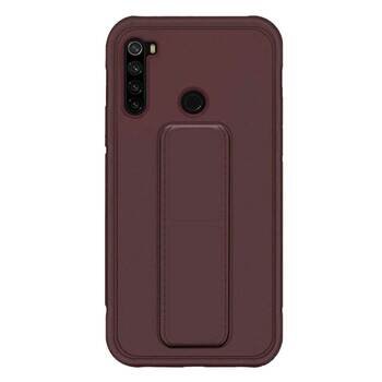 Microsonic Xiaomi Redmi Note 8 Kılıf Hand Strap Mor