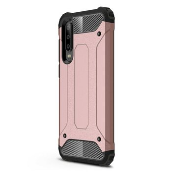 Microsonic Huawei P30 Kılıf Rugged Armor Rose Gold