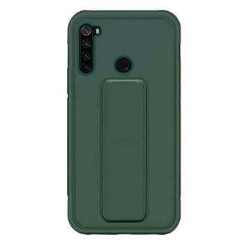 Microsonic Xiaomi Redmi Note 8 Kılıf Hand Strap Koyu Yeşil