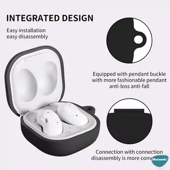 Microsonic Samsung Galaxy Buds Pro Mat Silikon Kılıf Bebe Mavisi