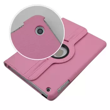 Microsonic Apple iPad 9.7 2018 (A1893-A1954) Kılıf 360 Dönerli Stand Deri Pembe