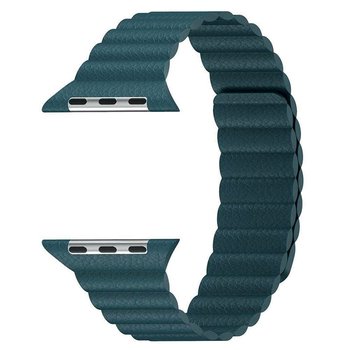 Microsonic Apple Watch Series 1 42mm Twist Leather Loop Kordon Yeşil