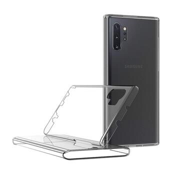 Microsonic Samsung Galaxy Note 10 Plus Kılıf Komple Gövde Koruyucu Silikon Şeffaf