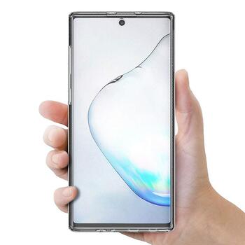 Microsonic Samsung Galaxy Note 10 Plus Kılıf Komple Gövde Koruyucu Silikon Şeffaf