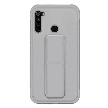 Microsonic Xiaomi Redmi Note 8 Kılıf Hand Strap Gri