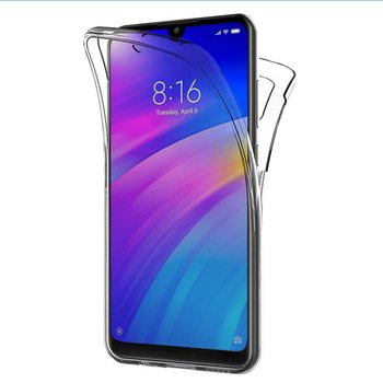 Microsonic Xiaomi Redmi 7 Kılıf Komple Gövde Koruyucu Silikon Şeffaf