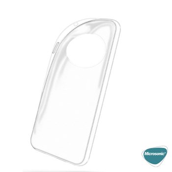 Microsonic Huawei Mate 40 Pro Kılıf Transparent Soft Beyaz