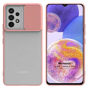 Microsonic Samsung Galaxy A23 Kılıf Slide Camera Lens Protection Rose Gold