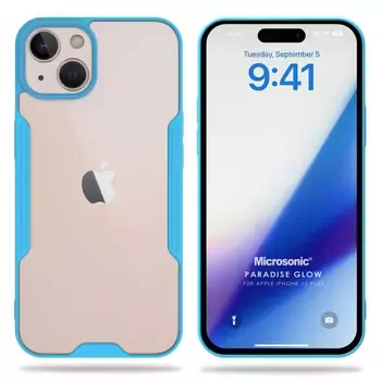 Microsonic Apple iPhone 15 Plus Kılıf Paradise Glow Turkuaz