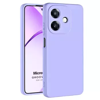 Microsonic Oppo A3 Kılıf Groovy Soft Lila