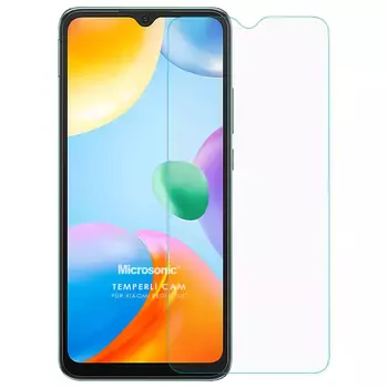 Microsonic Xiaomi Poco C40 Tempered Glass Cam Ekran Koruyucu