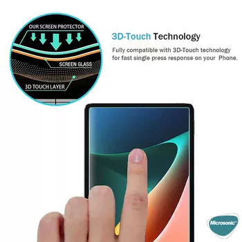 Microsonic Xiaomi Mi Pad 5 Tempered Glass Cam Ekran Koruyucu