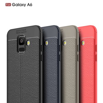 CaseUp Samsung Galaxy A6 2018 Kılıf Niss Silikon Kırmızı