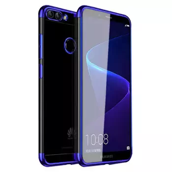 Microsonic Huawei P Smart Kılıf Skyfall Transparent Clear Mavi