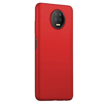 Microsonic Infinix Note 7 Kılıf Matte Silicone Kırmızı