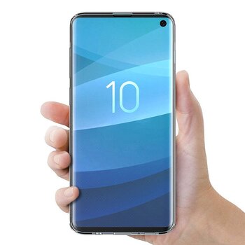 Microsonic Samsung Galaxy S10 Kılıf Komple Gövde Koruyucu Silikon Şeffaf