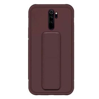 Microsonic Xiaomi Redmi Note 8 Pro Kılıf Hand Strap Mor