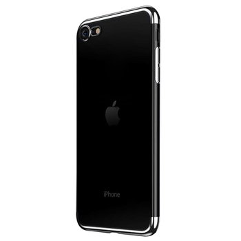 Microsonic Apple iPhone SE 2022 Kılıf Skyfall Transparent Clear Gümüş