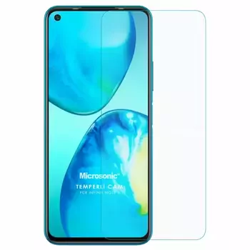 Microsonic Infinix Note 8i Tempered Glass Cam Ekran Koruyucu