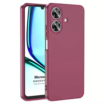 Microsonic Realme Note 60 Kılıf Groovy Soft Mor