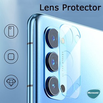 Microsonic Oppo Reno 4 Kamera Lens Koruyucu