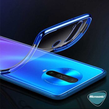 Microsonic Xiaomi Redmi K30 Kılıf Skyfall Transparent Clear Gümüş