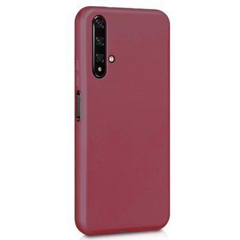 Microsonic Huawei Nova 5T Kılıf Matte Silicone Mor