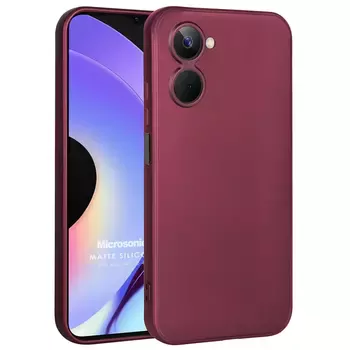 Microsonic Realme 10 4G Kılıf Matte Silicone Mor