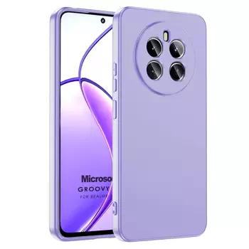 Microsonic Realme 12 4G Kılıf Groovy Soft Lila