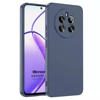 Microsonic Realme 12 4G Kılıf Groovy Soft Lacivert