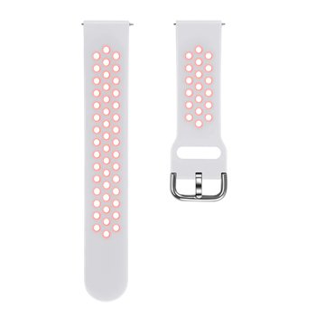 Microsonic Xiaomi Amaz Fit Verge Rainbow Sport Band Kordon Beyaz Açık Pembe