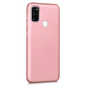 Microsonic Samsung Galaxy M30S Kılıf Matte Silicone Rose Gold