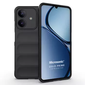 Microsonic Realme C63 Kılıf Oslo Prime Siyah