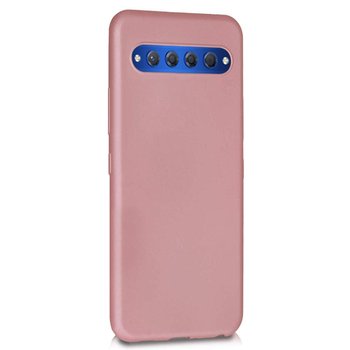 Microsonic TCL 10 Plus Kılıf Matte Silicone Rose Gold