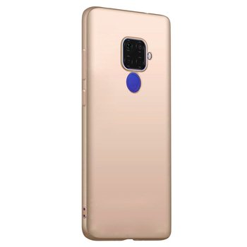 Microsonic Huawei Mate 30 Lite Kılıf Matte Silicone Gold