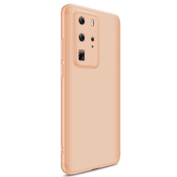 Microsonic Huawei P40 Pro Kılıf Double Dip 360 Protective AYS Gold