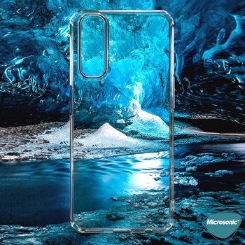 Microsonic Realme 7 Kılıf Transparent Soft Beyaz