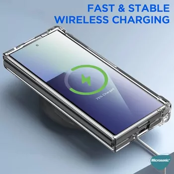 Microsonic Samsung Galaxy Z Fold 7 Kılıf Shock Absorbing Şeffaf