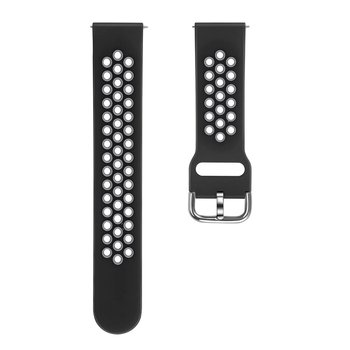 Microsonic Xiaomi Amaz Fit Verge Lite Rainbow Sport Band Kordon Siyah Koyu Gri