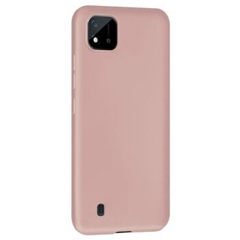 Microsonic Realme C11 2021 Kılıf Matte Silicone Rose Gold