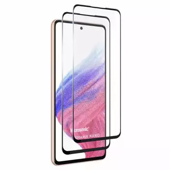 Microsonic Samsung Galaxy A53 5G Crystal Seramik Nano Ekran Koruyucu Siyah (2 Adet)