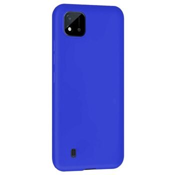 Microsonic Realme C11 2021 Kılıf Matte Silicone Mavi