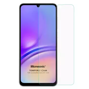 Microsonic Samsung Galaxy A05 Tempered Glass Cam Ekran Koruyucu