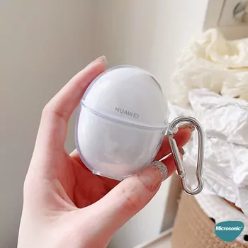 Microsonic Huawei FreeBuds 6 Kılıf Transparent Clear Soft Şeffaf