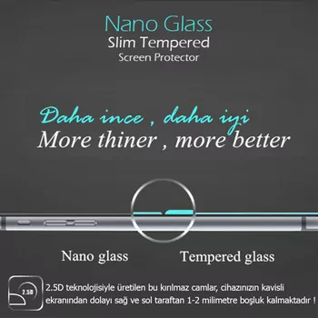 Microsonic Xiaomi Redmi A5 4G Screen Protector Nano Glass Cam Ekran Koruyucu (3`lü Paket)